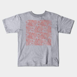 Mosaic Red Kids T-Shirt